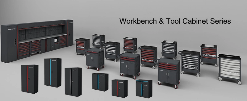 Repair Station Tool Cabinets Combination OEM Customized Garage Storage Workstation Tool Solution