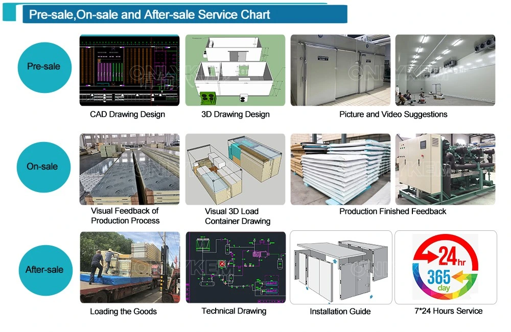 Refrigeration Cold Room Freezer Cold Storage Walk in Cooler for Frozen Meat