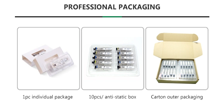 SFP-10g-Sr SFP+ 10g 850nm 300m Multimode LC Ddm Gigabit Ethernet Transceiver Modules Made in China